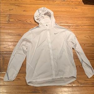 White see-through nike jacket